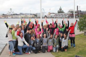 Alla deltagande team. Foto: Sanna Granö